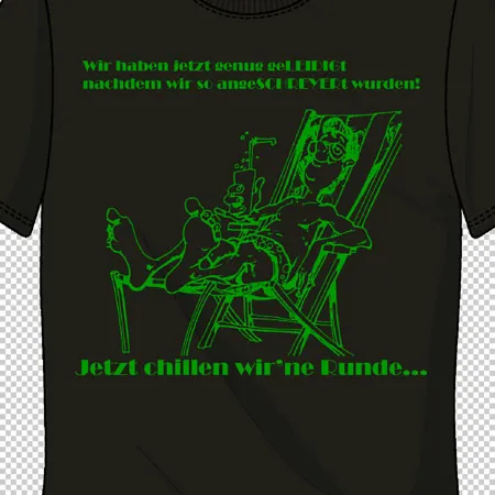 wie haben jetzt genug geleidigt nachdem wir so angeschreyert wurden! jetzt chillen wir ne runde