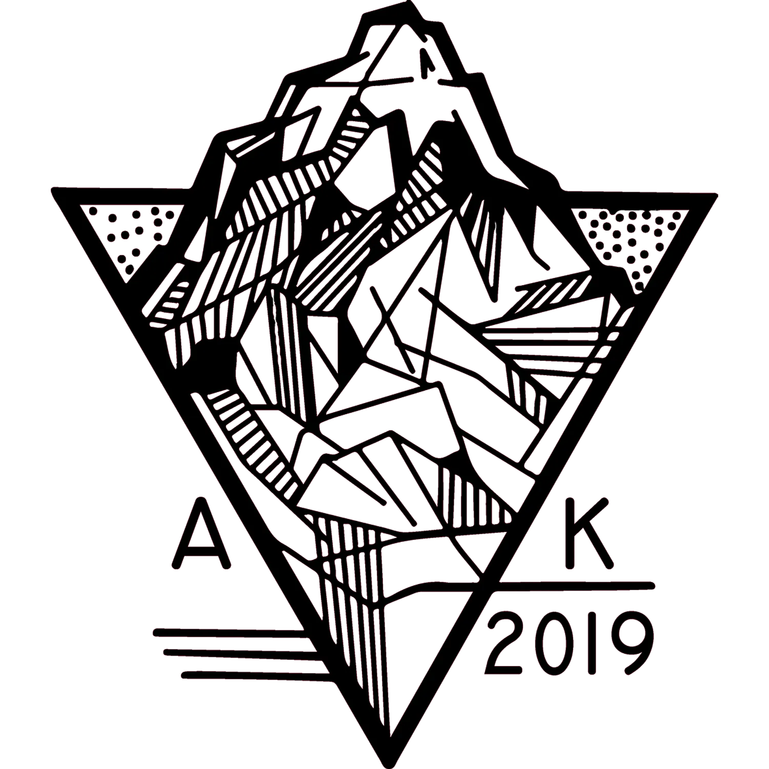 abstraktes_geometrisches_design_2019 Der Berg ruft design