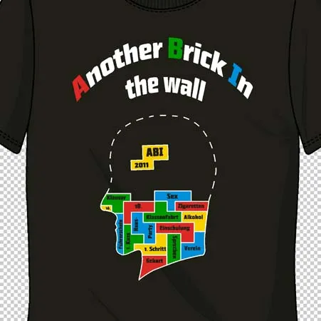 schulabschluss_tshirt_design Another brick in the wall design