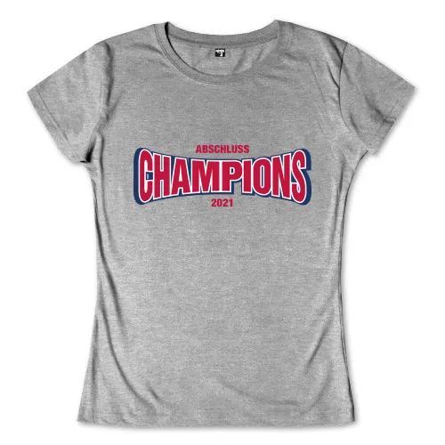 Text "Abschluss Champions 2021" auf grauem Hintergrund.