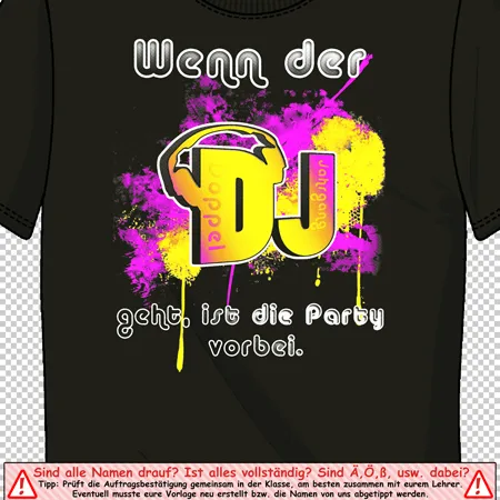 Wenn der DJ geht, ist die Party vorbei.