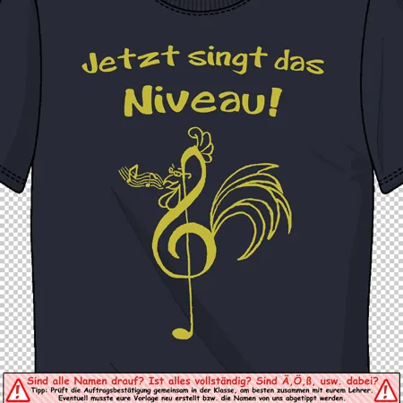 Jetzt singt das Niveau!
