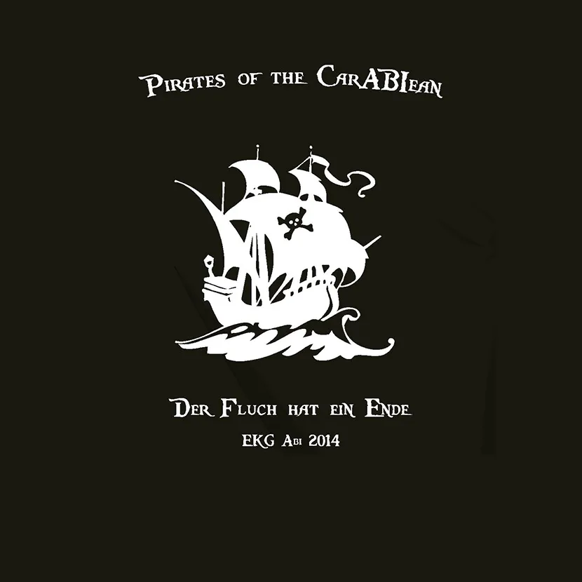 segelschiff_auf_sturmischer_see Pirates of the Carabiean der Fluch hat ein Ende design