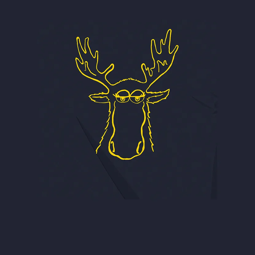 elch_mit_brille Tier design