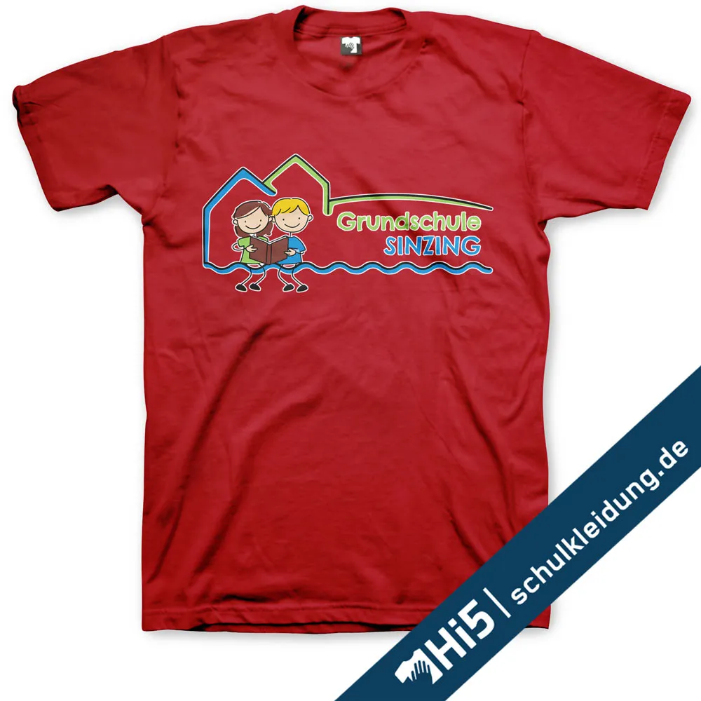 Grundschule Sinzing siebenfarbiges Schullogo design