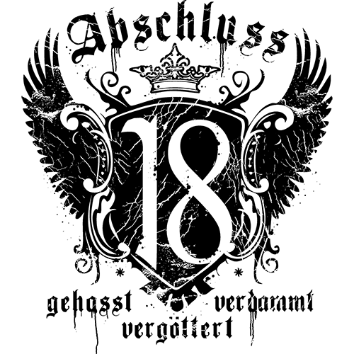 Schwarzes Quadrat auf weißem Hintergrund.