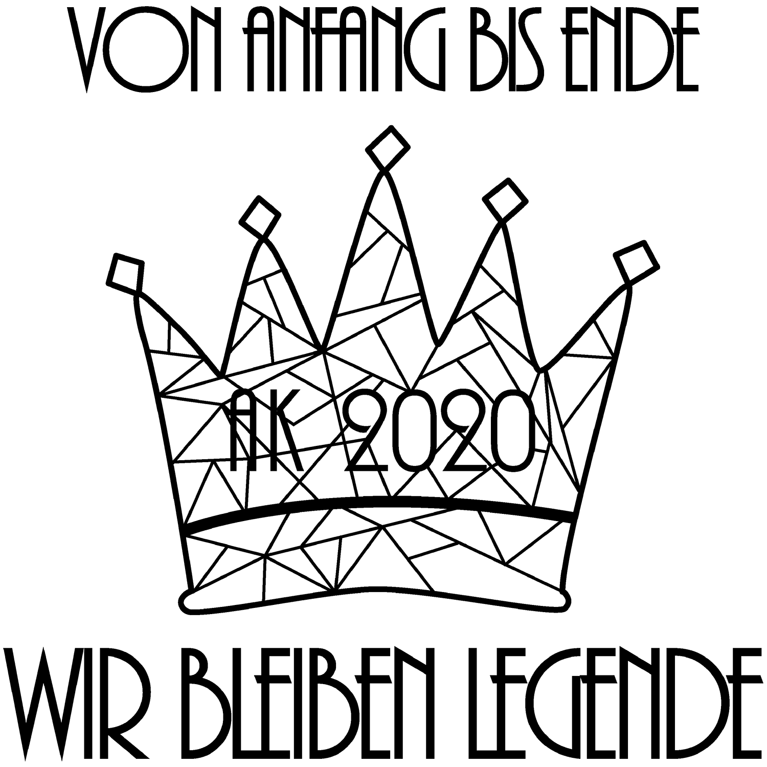 schwarzes_quadrat Von Anfang bis Ende - Wir bleiben Legenden design