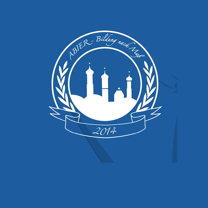 logo_mit_silhouette_und_schriftzug_2014 Abier Bildung nach Maß design
