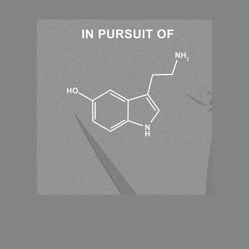 chemische_struktur_auf_grauem_hintergrund In persuit of happiness design