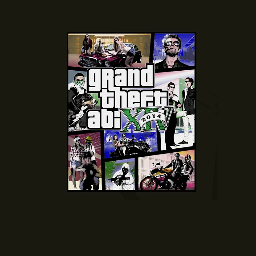 Grand_Theft_Abi_2014_Poster Grand theft Abi design