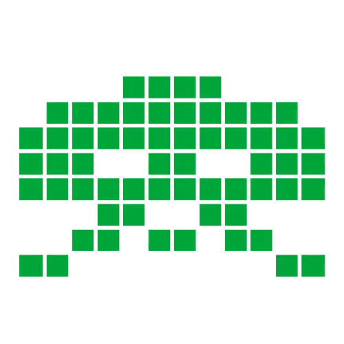 Schwarzes T-Shirt Design mit "Game Over" und Pixelformen, "Level Completed Abschluss 2016" darauf.