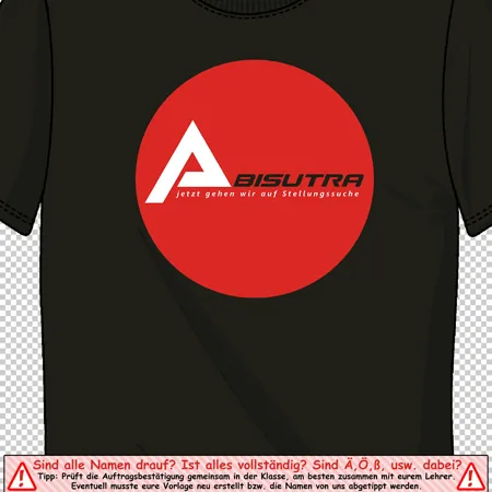 t_shirt_design_bisuttra Abisutra jetzt gehen wir auf Stellungssuche design