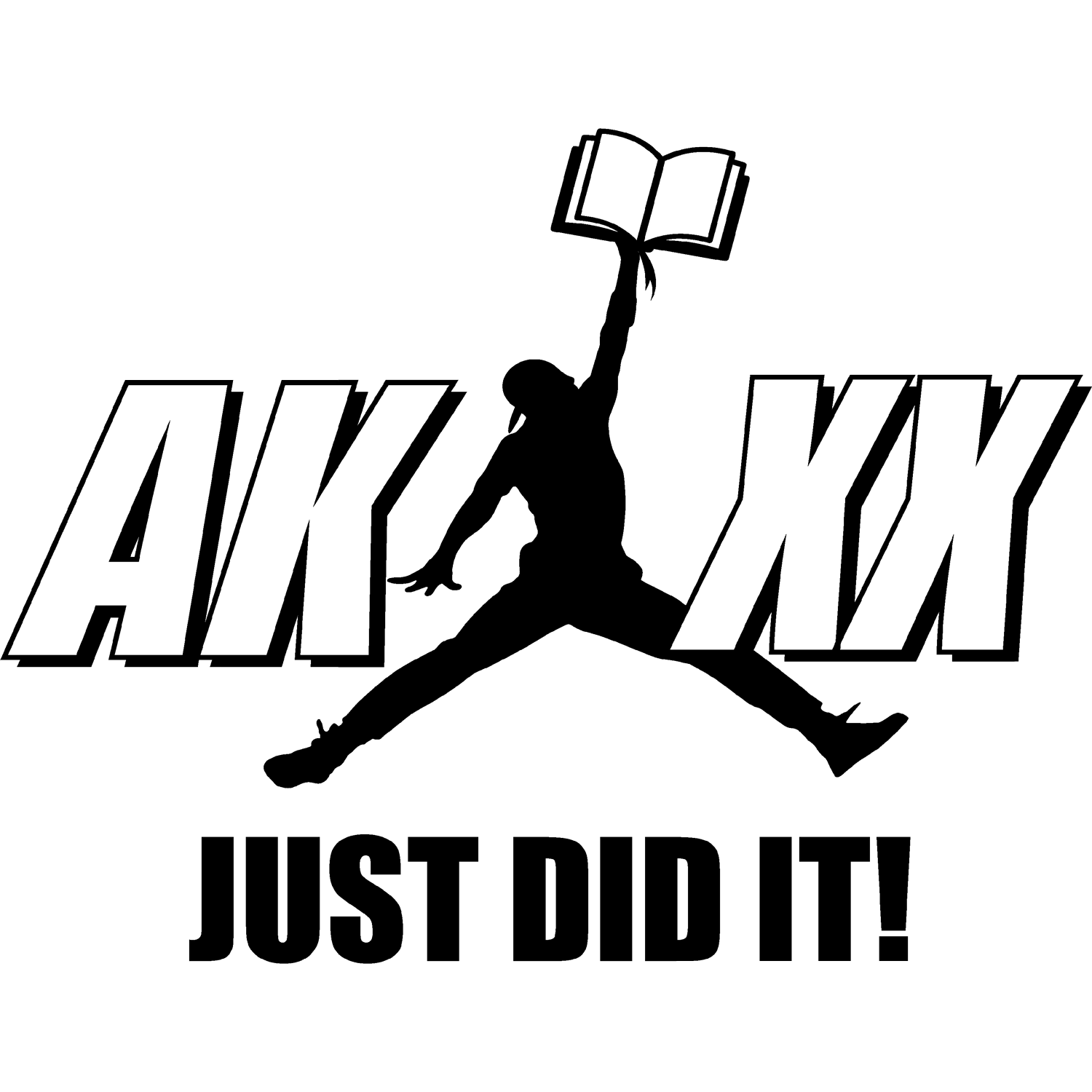 schwarze_silhouette_einfaches_form nike jordan design