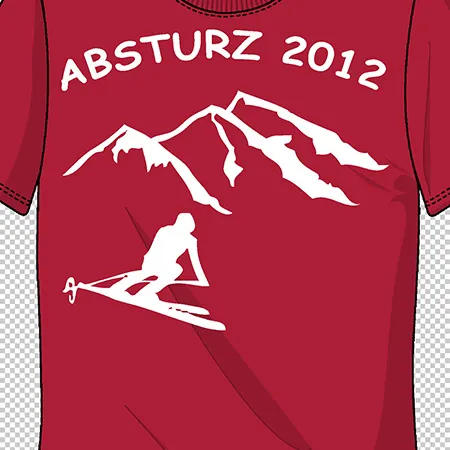 rotes_ski_tshirt_design_2012 Absturz 2012 design