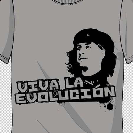 grafik_tshirt_design_viva_la_evolucion Viva la Evolucion design