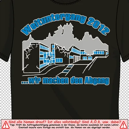 Weltuntergang 2012 wir machen den Abgang