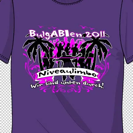 t-shirt_design_buga_blen_2011 Bulgabien Niveaulimbo wir sind unten durch design
