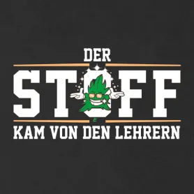 Der Stoff kam von den Lehrern