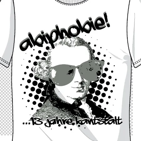T_Shirt_Design_mit_Kant Abiphobie 13 Jahre Kanstalt design