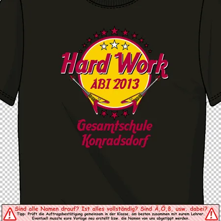 Hard Work - Abi 2013
