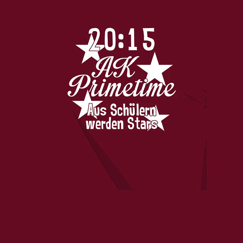 Primetime_Poster 20-15 AK Primetime aus Schülern werden Stars design