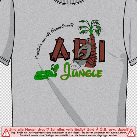 Abi_Shirt_Design_2013 Abi Jungle design