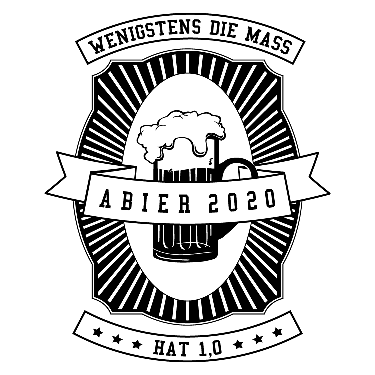 schwarzes_kreuz_gegen_weissen_hintergrund ABIer - wenigstens die Mass... design