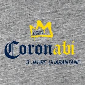 Ein Logo mit blauem Hintergrund und gelben, tropfenden Elementen, darauf steht "abi".