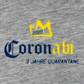 Ein Logo mit blauem Hintergrund und gelben, tropfenden Elementen, darauf steht "abi".