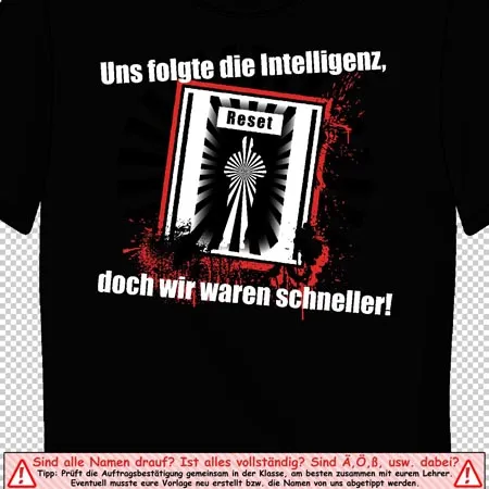 Uns folgte die Intelligenz doch wir waren schneller