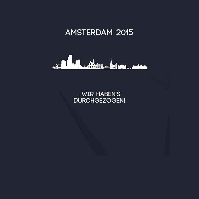 Amsterdam 2015 Wir habens durchgezogen  Skyline