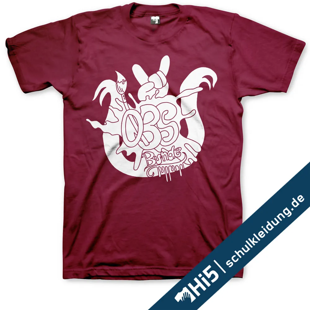 Oberschule Bunde einfarbiges Schullogo design