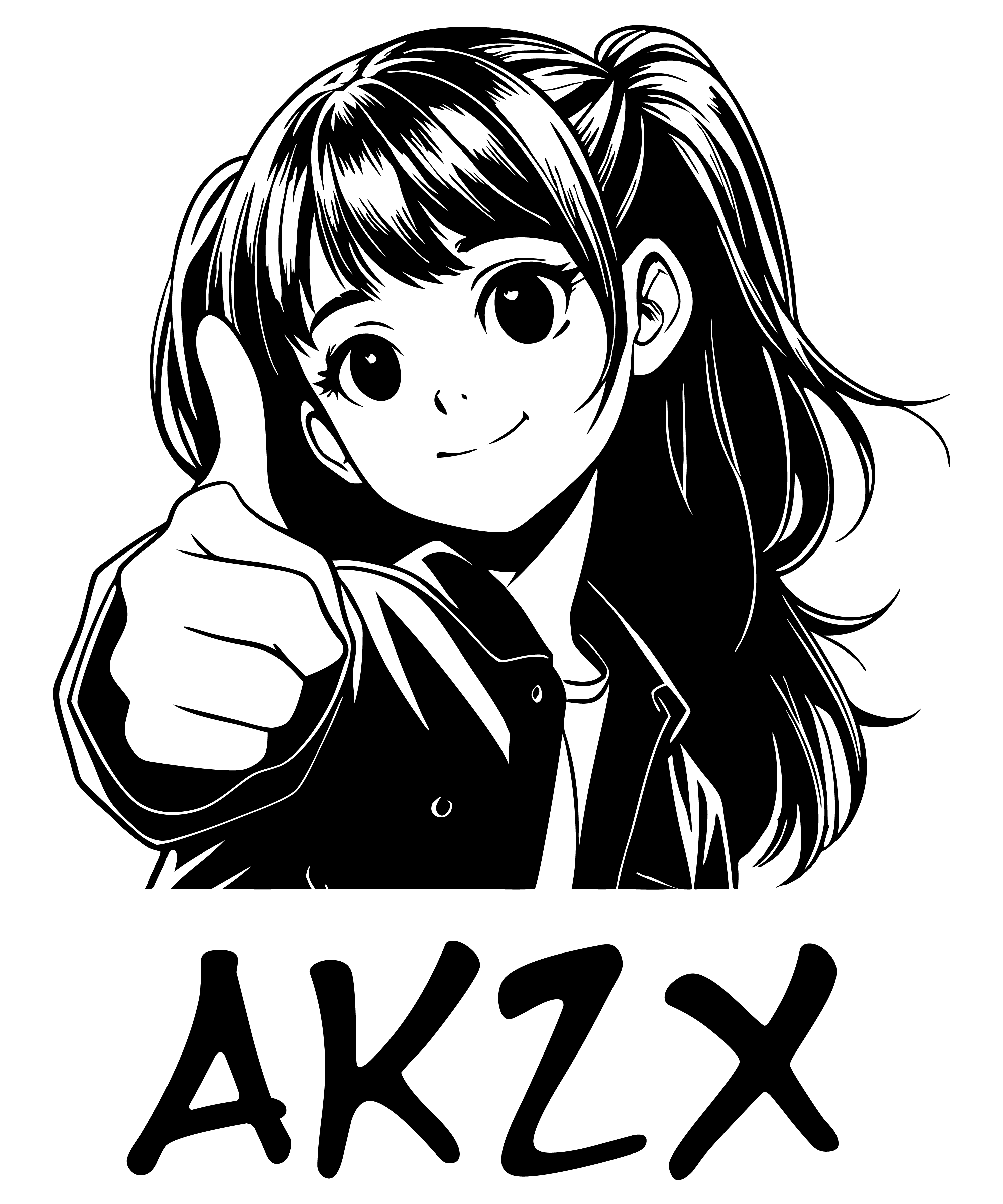 Unregelmaessige schwarze Polygonform auf weissem Hintergrund