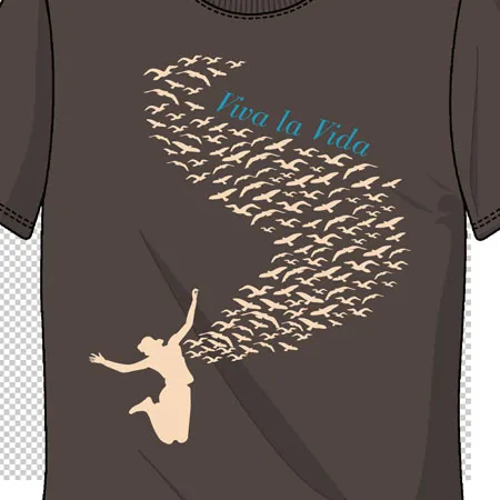 tshirt_design_viva_la_vida Viva la Vida design