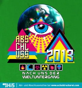 abschluss_2013_poster Weltuntergang design