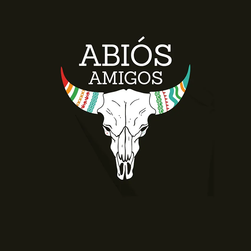 logo_schadel_mit_verzierten_hornern Abios Amigos design