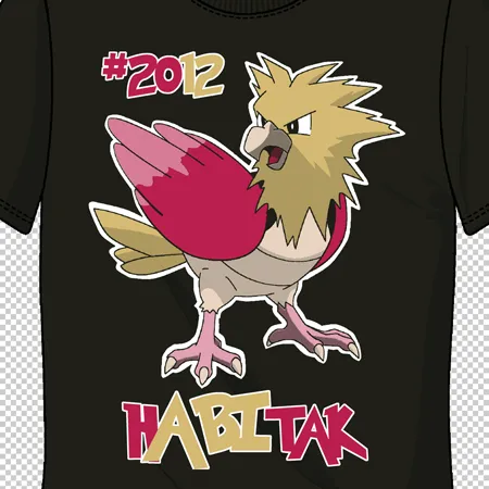 tshirt_mit_comic_vogel_2012 #2012 hABItak design