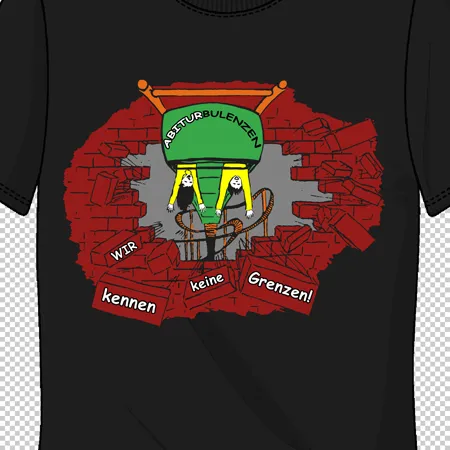 tshirt_design_achterbahn ABITURbolenzen wir kennen keine grenzen design