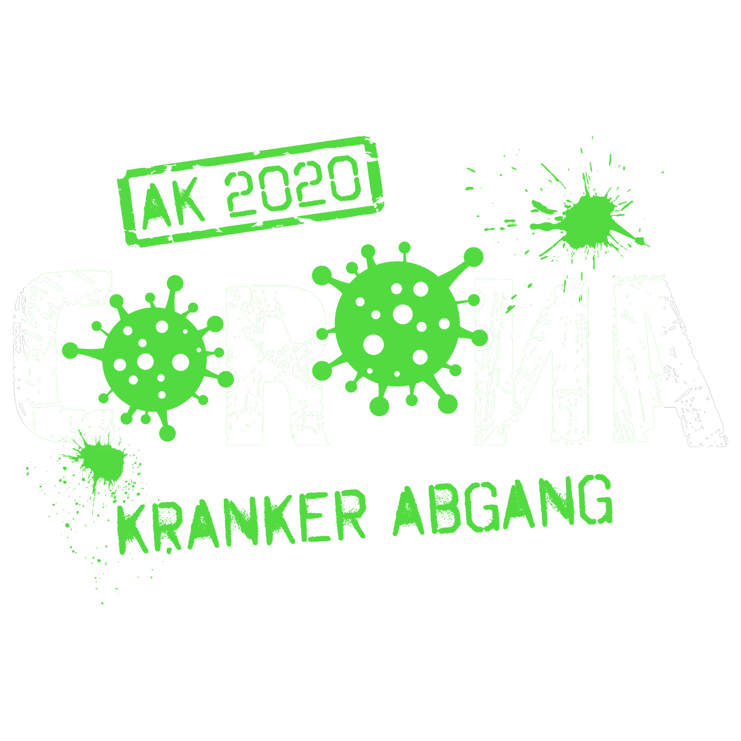 Grüner Hintergrund mit dem weißen Text 'CRMA' in einem gestörten Schriftstil.