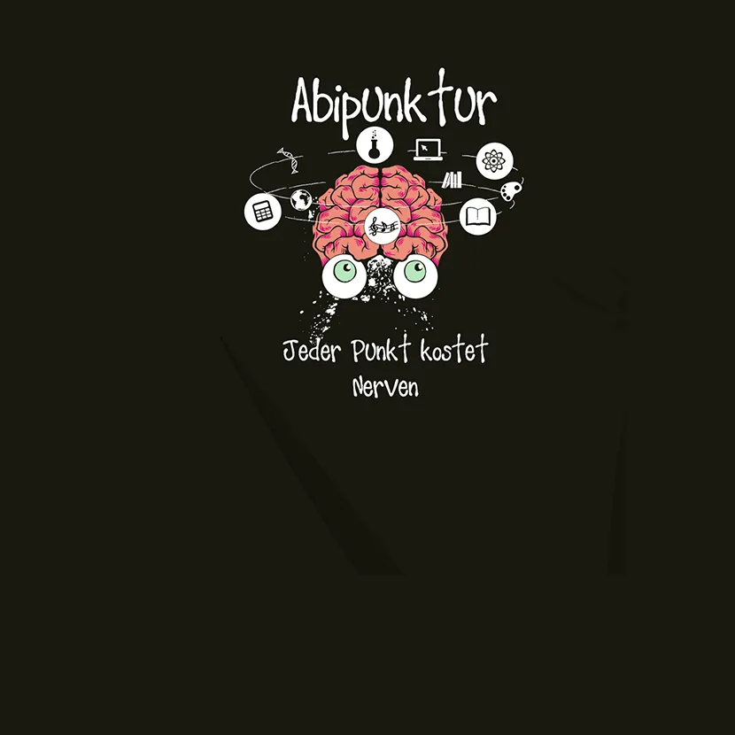 abipunktur_illustration Abipunktur jeder Punkt kostet Nerven design