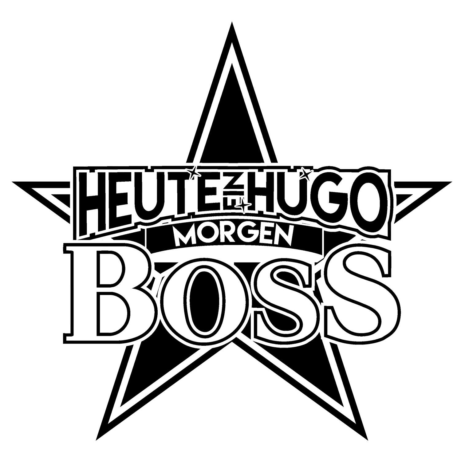 sternförmiges_logo_mit_schriftzug Heute Ein Hugo Morgen Boss design