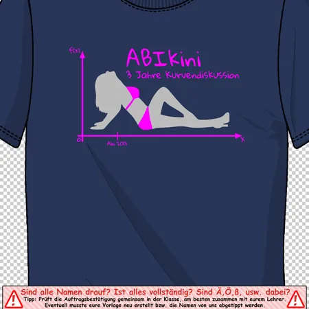 tshirt_design_abikini Abikini 3 Jahre Kurvendiskussion design