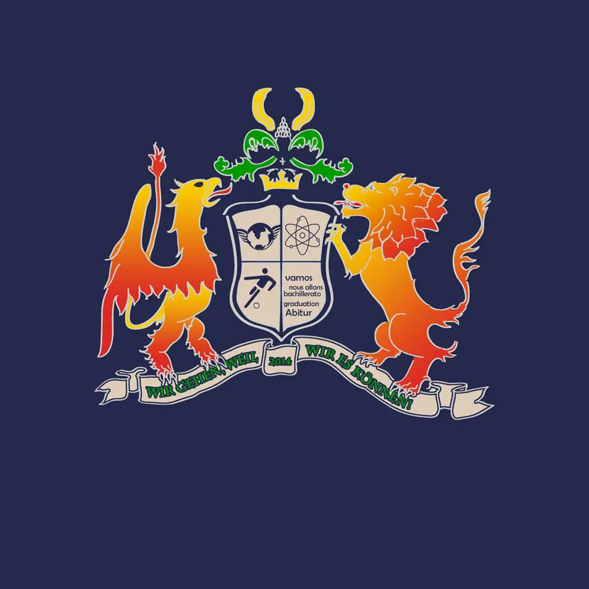 wappen_mit_drachen_und_loewen Wir gehen weil wir es können design