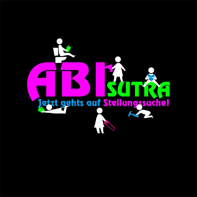 grafische_illustration_abi_lebenslauf ABIsutra Jetzt gehts auf Stellungssuche design