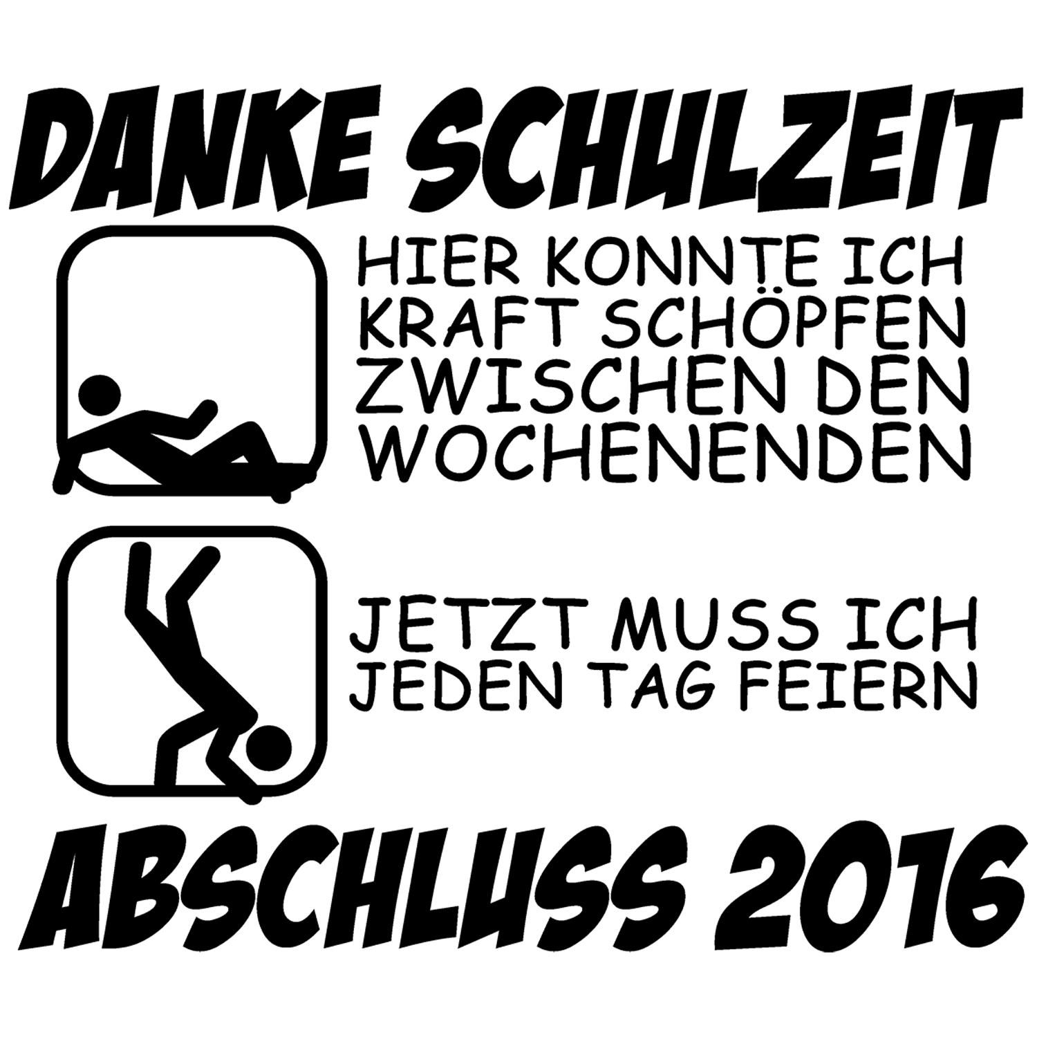 schwarz_quadrierter_hintergrund Danke Schulzeit design