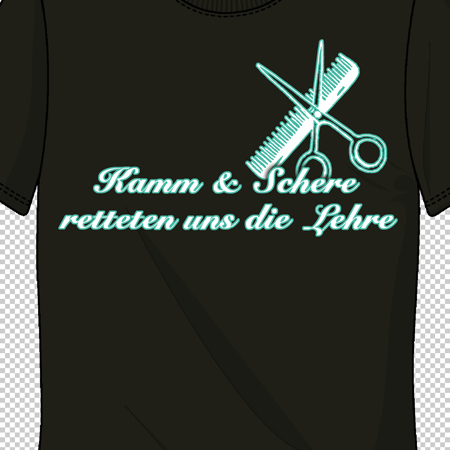 Kamm und Schere retten uns die Lehre
