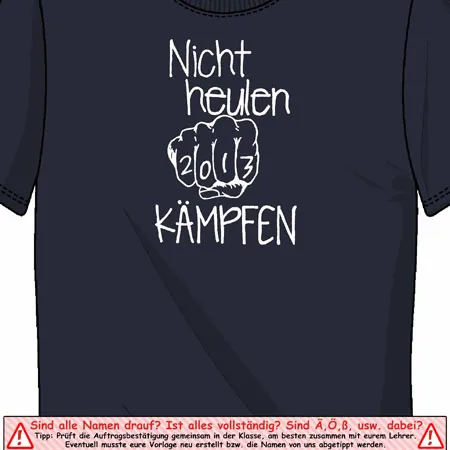 Nicht heulen, kämpfen