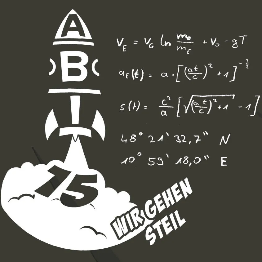 Abi 2015 wir gehen steil - Rakete