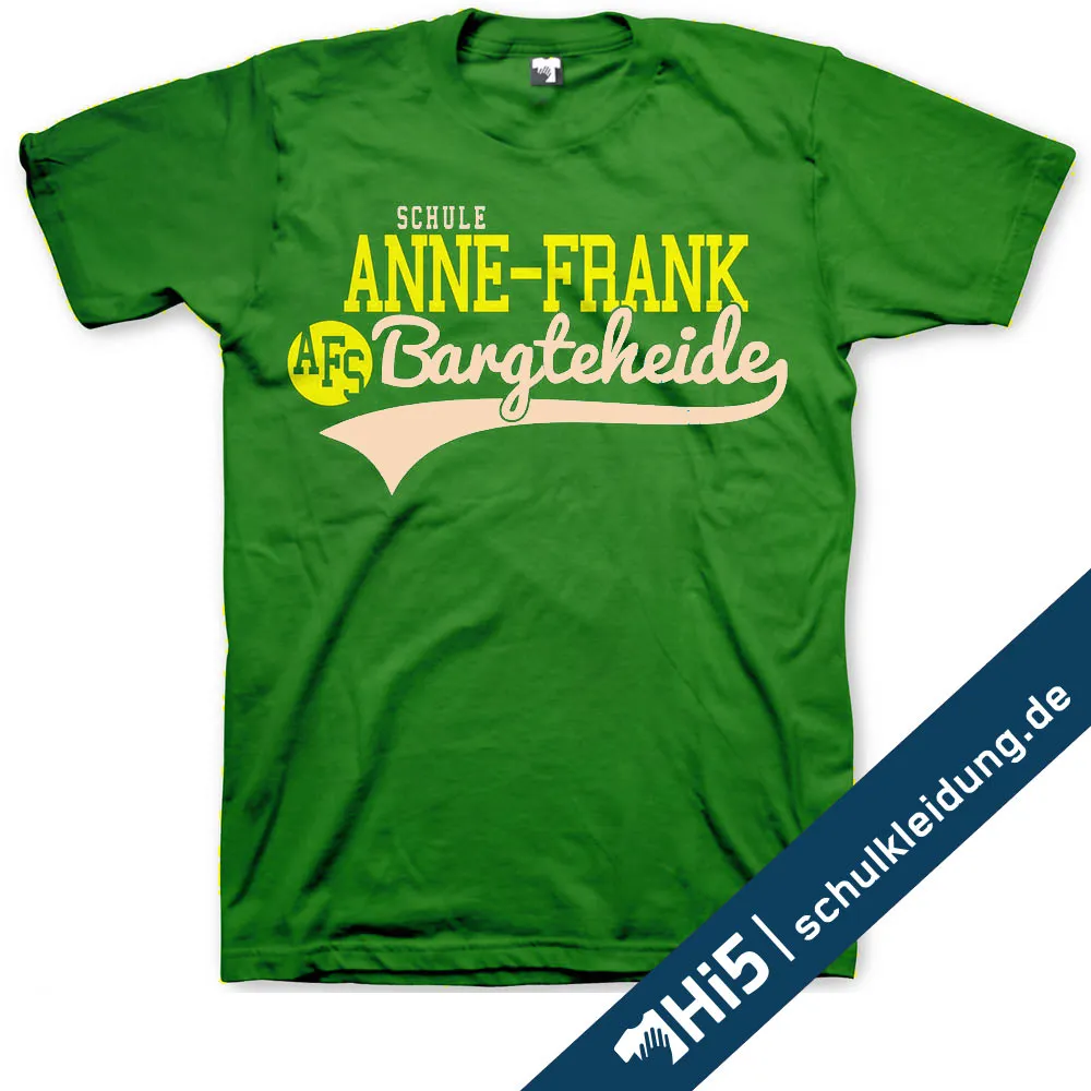 Anne Frank Schule in Bargteheide zweifarbiges Schullogo design