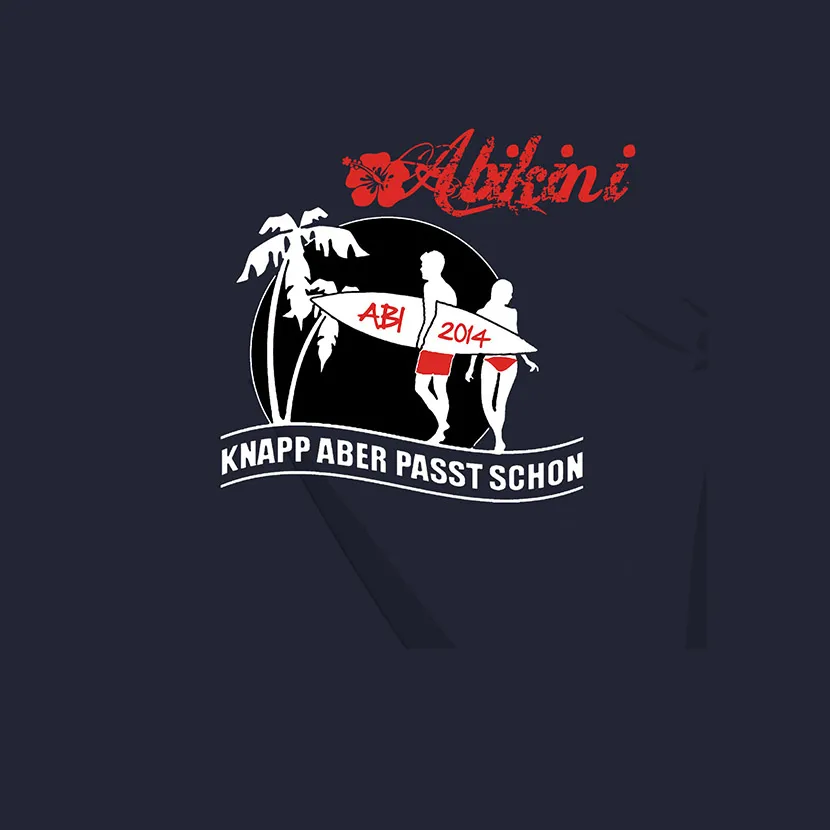 Abi_2014_Surf_Motiv Abikini knapp aber passt schon design